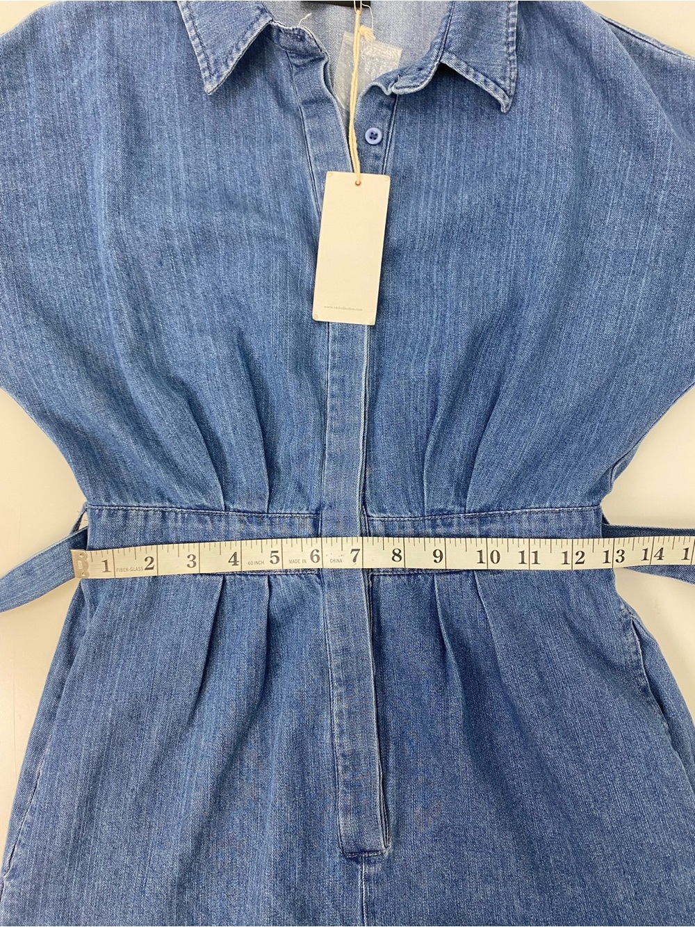 Vici Denim Romper - Picture 8 of 9
